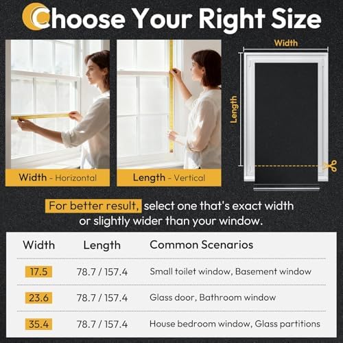 rabbitgoo Blackout Window Film 100% Light Blocking - Image 7
