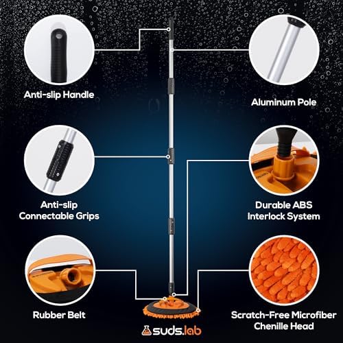 Suds Lab EM Extendable Car Wash Mitt - Image 4