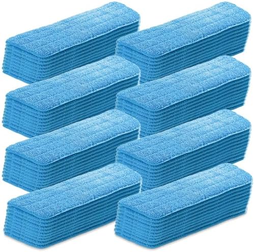 80 Pack Microfiber Mop Pads Machine Washable Flat Mop Head Replace by Gandeer
