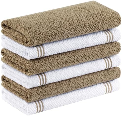 Homaxy Dual Design Cotton Kitchen Towels by Homaxy