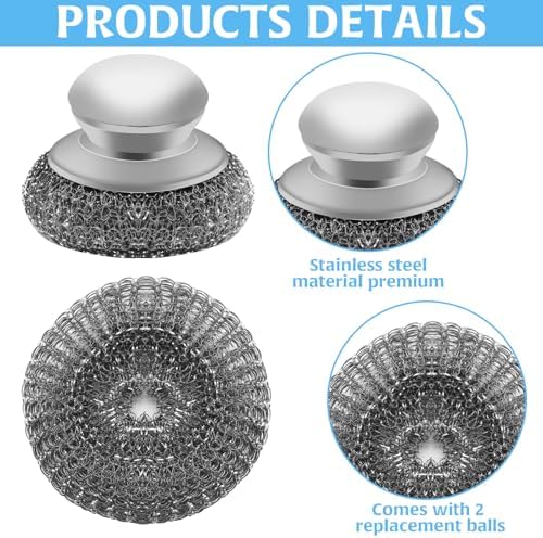 Stainless Steel Wool Scrubber - Image 2
