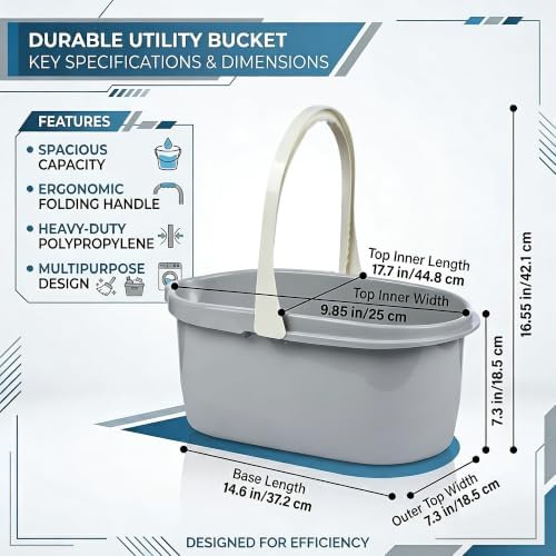 Haundry Compact Mop Bucket - Image 2