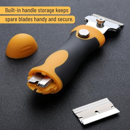 Bates- Razor Blade Scraper Set, 2 Pack, Standard & Adjustable Handle - Image 5