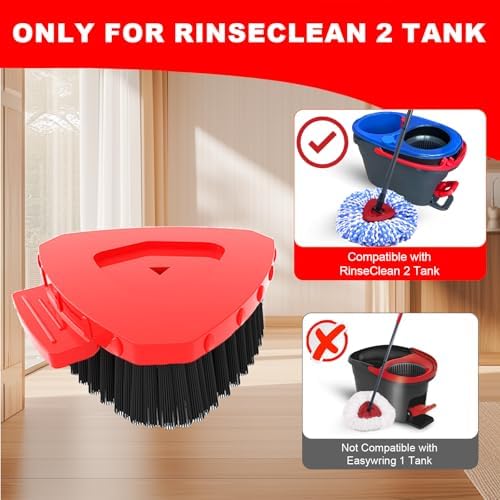 2Pack Small Upgrade Spin Mop Replace Brush Head - Image 2