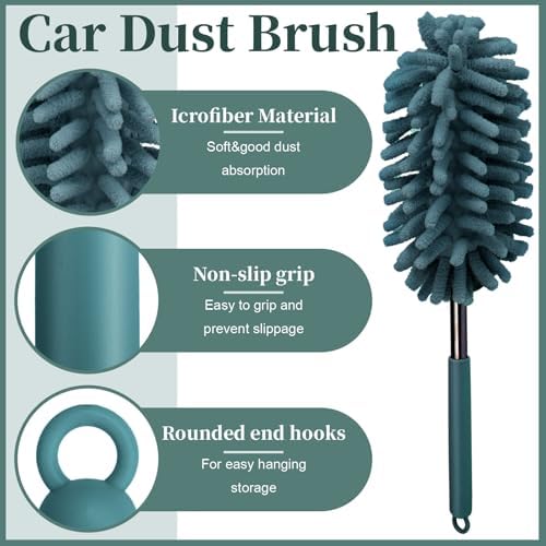 2 PCS Car Interior Duster with Extension Pole, Dusters - Image 3