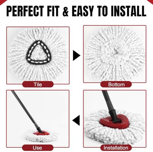 6Pcs Spin Mop Refills Compatible - Image 4