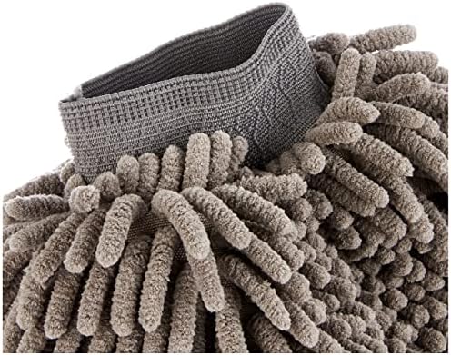 Amazon Basics Absorbent Microfiber Car Wash Drying Mitts, 2 Pack, 10.44" L x - Image 3