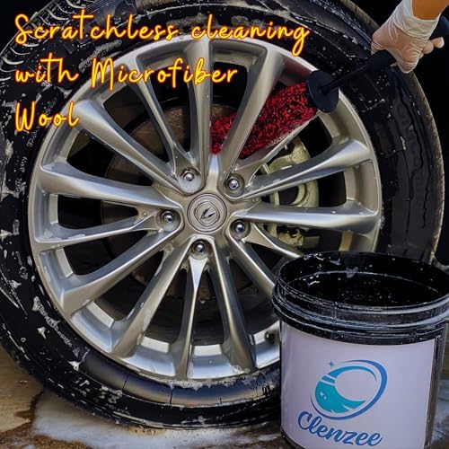 Premium Microfiber Wheel Brush | Soft Non-Metallic Rim Cleaner & Wheel Brush | - Image 5