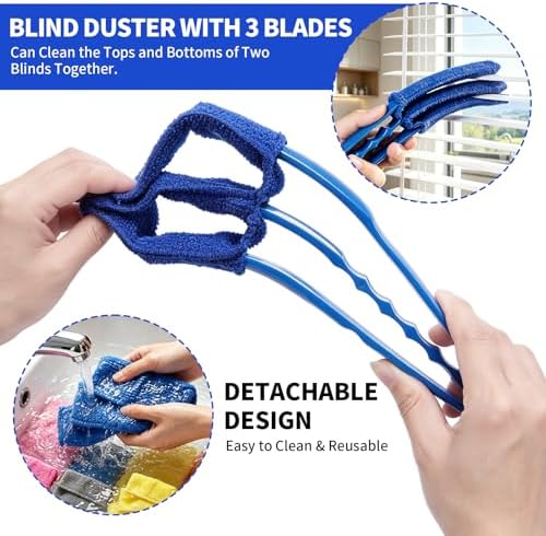 2 Pack Window Blind Cleaner Duster Brush - Image 4