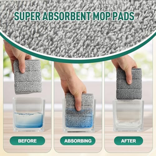 8 Pack Microfiber Spray Mop Replacement Pads - Image 3