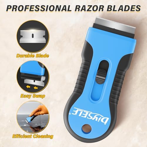 DIYSELF 2 Pack Glass Scraper, Razor Blade Scraper Tool - Image 5