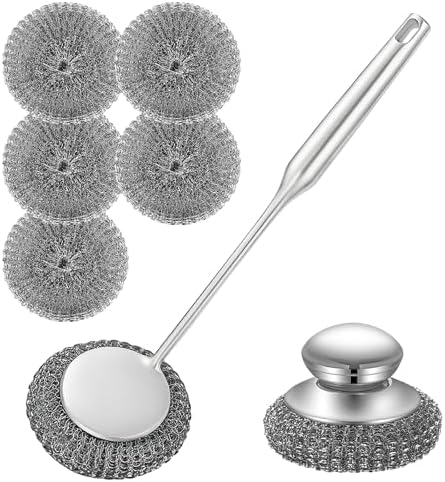 Heavy Duty Stainless Steel Scrubber Set by highqualitypetdailysupplies