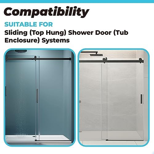 M6219 Sliding Shower Door Bottom Guide - Image 4