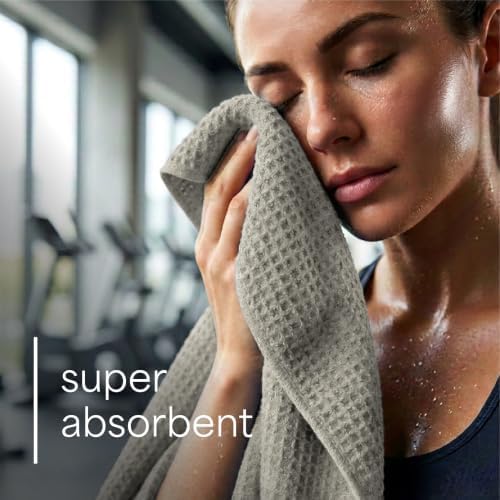 S&T INC. Microfiber Gym Towels, 6 Pack - Image 2