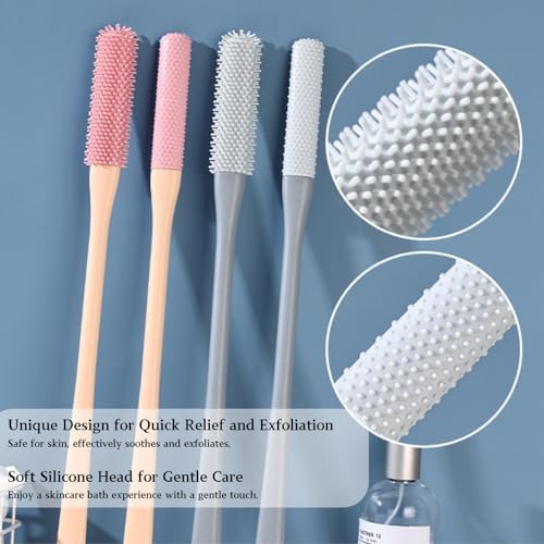 Toe Cleaning Brush with 15.7" Long Handle, Foot Scrubber in Shower - Image 5