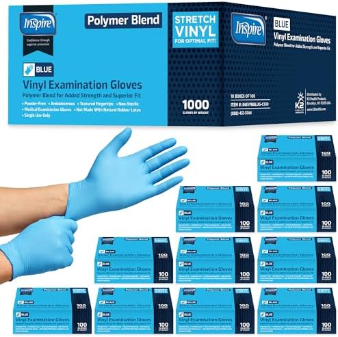Inspire Nitrile-Vinyl Blend Exam Gloves by Inspire
