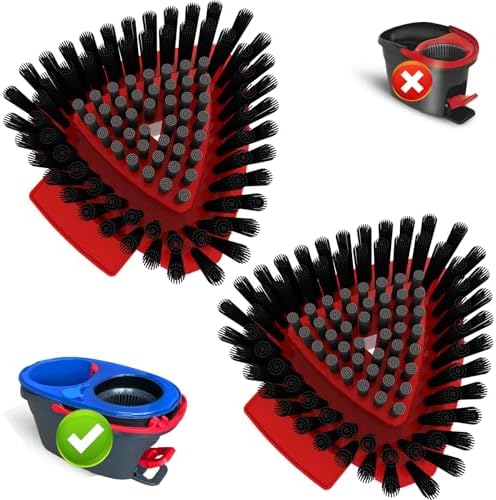2Pack Small Upgrade Spin Mop Replace Brush Head by Unknown