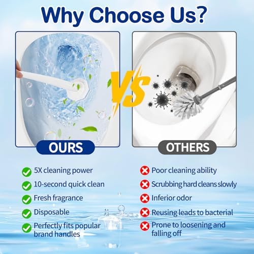 100 Count Toilet Bowl Brush Refills - Image 4