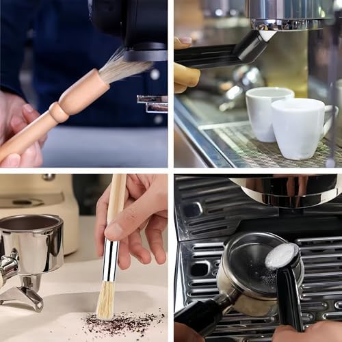 6-Piece Coffee Brush Professional Coffee Grinder Cleaning Brush Set, Dust - Image 7