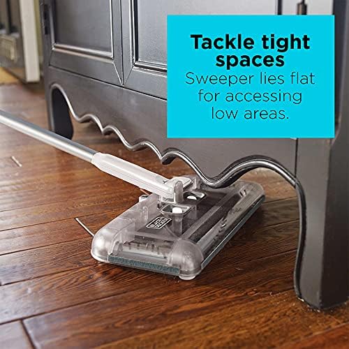 BLACK+DECKER Carpet Sweeper 50 Minute Lithium Floor Sweeper, Easy One Hand - Image 5