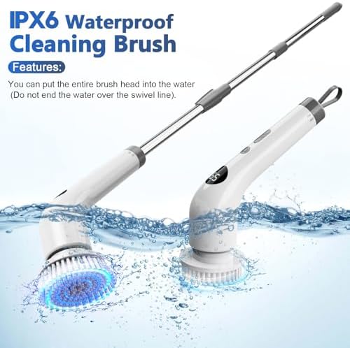 Qimedo Upgrade Rechargeable Electric Scrubber - Image 6