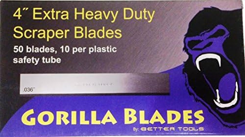 Better Tools 4" Extra Heavy Duty Scraper Blades - Image 2