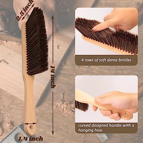 2 Pieces Woooden Dust Brush Hand Broom Bench Brush - Image 3