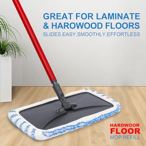 2-Pack Reusable Microfiber mop Pads, Compatible - Image 3