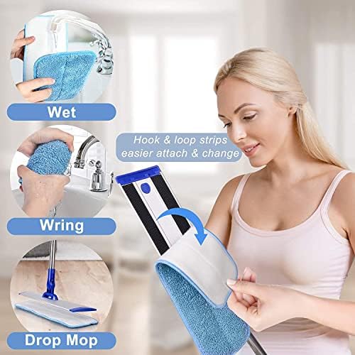 18" Professional Microfiber Mop Floor Cleaning mop, Flat Mop - Image 4