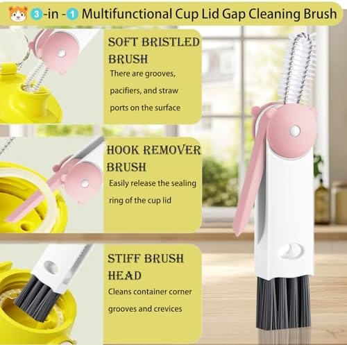 3-in-1 Cup Lid Cleaning Brush - Image 2