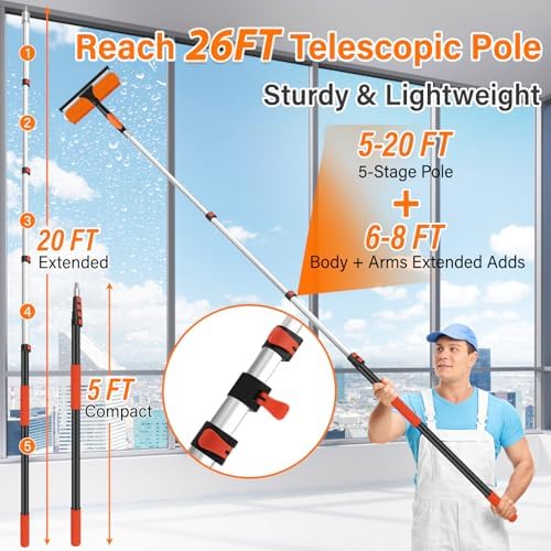 26FT High Reach Duster Cleaning Kit - Image 2