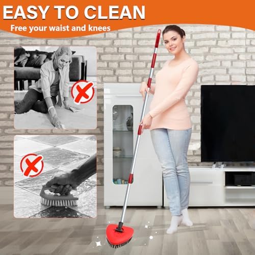Spin Mop Replace Scrub Brush Head Compatible - Image 5