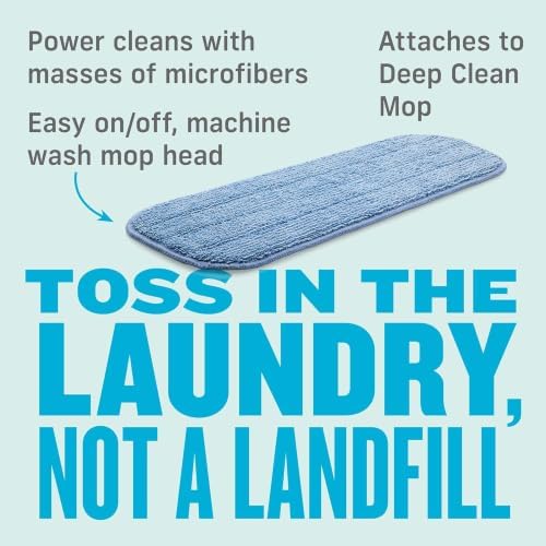 E-Cloth Mop Head Replacement, Reusable Mop Pads - Image 4