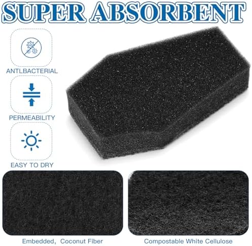 Tioncy 12 Pack Halloween Coffin Kitchen Sponges - Image 5
