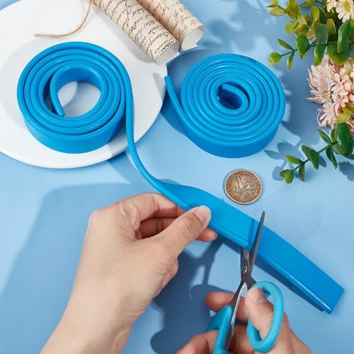 CRASPIRE 2Pcs Squeegee Rubber Replacement 41 Inch Blue Silicone Rubber Blade - Image 3