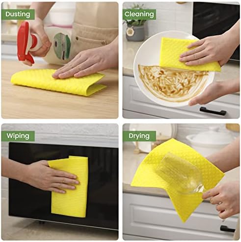 Homaxy Swedish Dishcloths for Kitchen, 15 Pack - Image 5