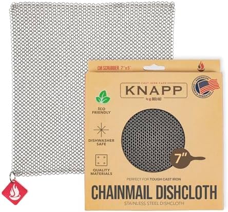 Knapp Made 7"x5" Chainmail Dishcloth by BBQ-AID