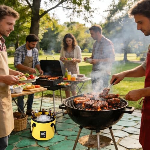 4 Pcs 5 Gallon Bucket Collapsible Foldable Buckets - Image 5