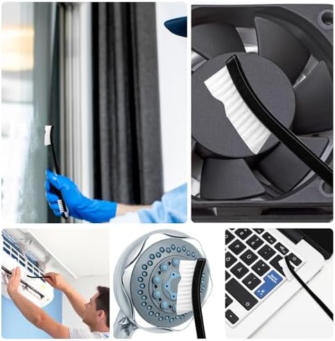 9 Pcs Double-Ended Cleaning Brushes Nylon Small Detailing Crevice Brush Mini - Image 6