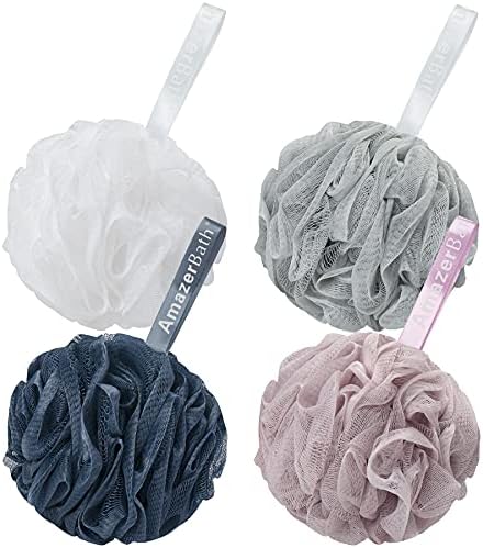 AmazerBath Loofah Sponge 75g/Piece, Exfoliating Bath Sponge Body Scrubber by AmazerBath