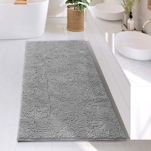 Hearth & Harbor Bathroom Rugs, Chenille Bath Mat by HearthHarbor