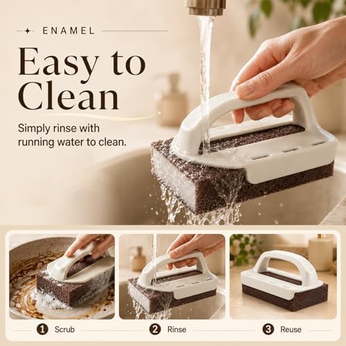 Magic Emery Cleaning Sponges, Nano Carborundum Sponge, Scrub Pad Pot Scrubber - Image 5