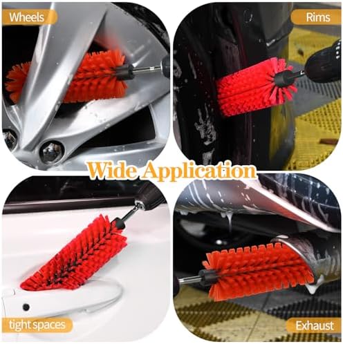 1 Pack Drill Brush for Car Wheel and Bottle - Image 6