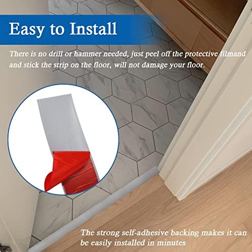 FONUNO Vinyl Floor Transition Strip Self Adhesive Threshold Strip - Image 4