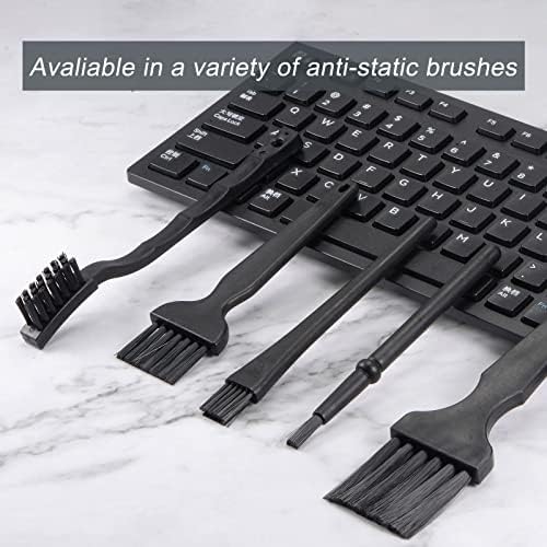 uxcell 4 Pcs Anti Static ESD Brush Portable Plastic Handle Nylon Lab Cleaning - Image 4