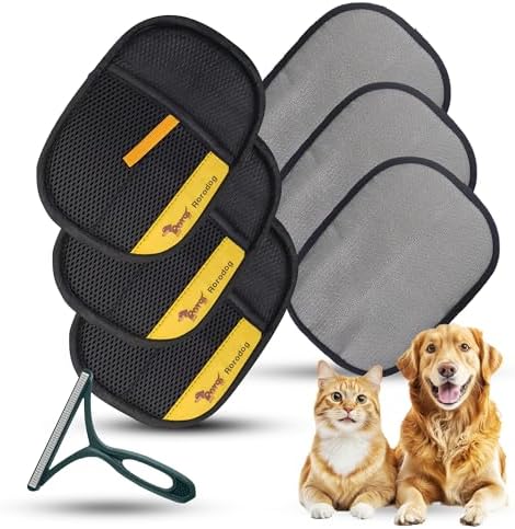 3-Pack Magic Brush Pet Hair Removal Gloves by Unknown