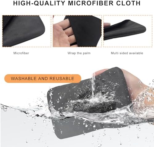 2 PCS Car Screen Cleaner, Square Microfiber Cloth Non-Scratch Auto Touchscreen - Image 3