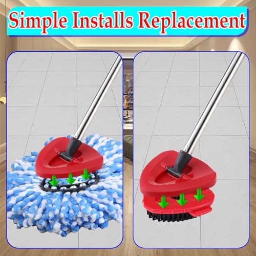 RinseClean Spin Mop Replacement Head Spin Mop Refills - Image 5