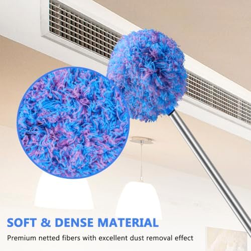 Ceiling Fan Cleaner Duster Reusable Microfiber Ceiling Fan Blade Cleaner - Image 5