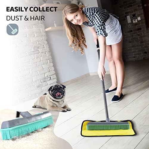 Conliwell Rubber Broom Carpet Rake - Image 5